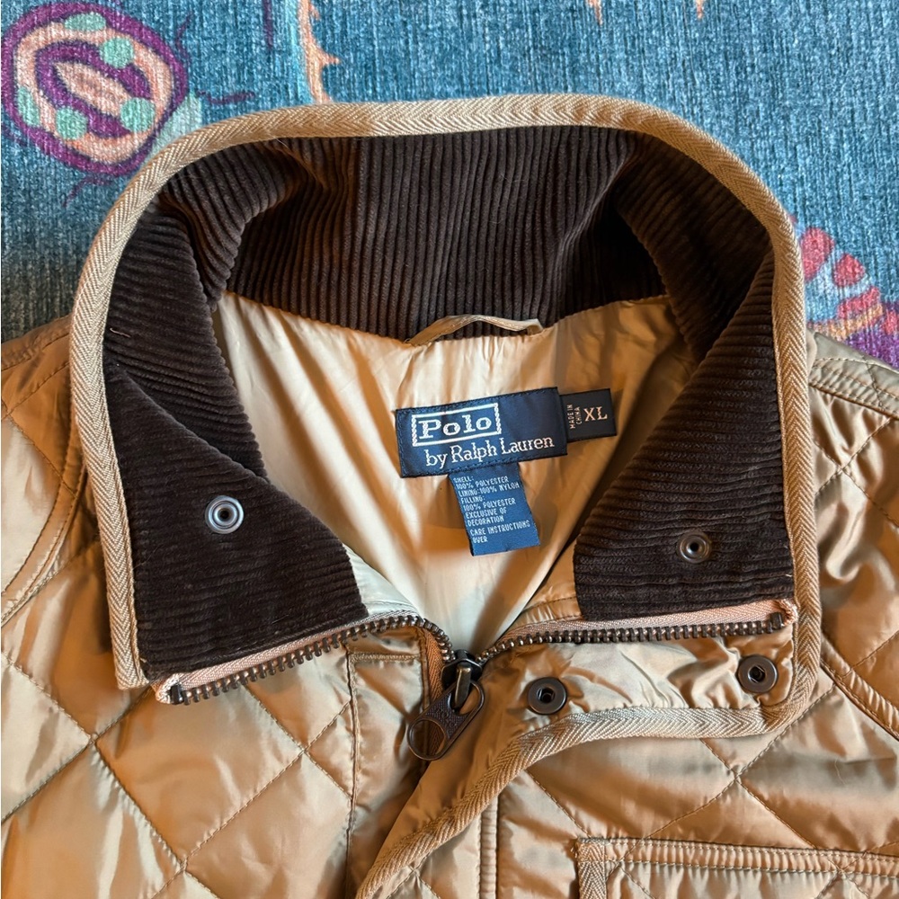 Men’s quilted utility vest by Polo Ralph Lauren